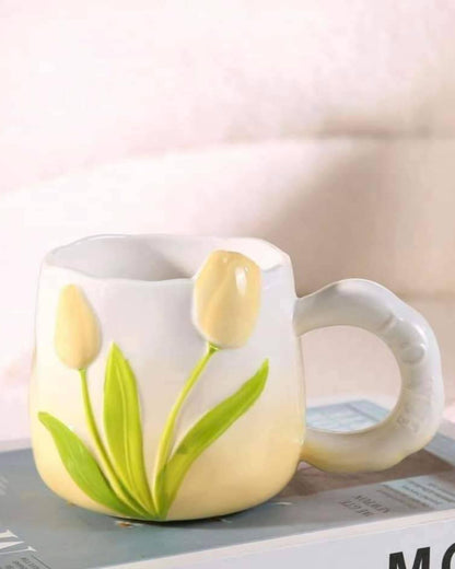 مج سيراميك زهرة التوليب