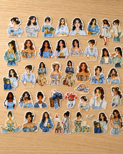 مجموعة ستيكرز - ناعومي (40 قطعة)