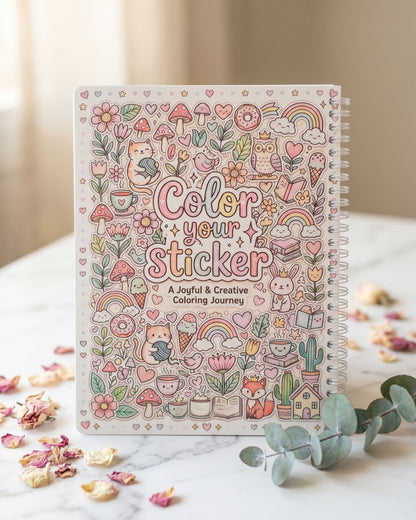 Sticker Coloring Book (اصنع استيكراتك بنفسك)