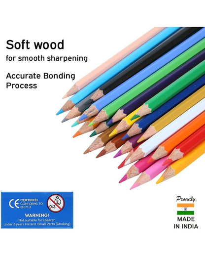 علبة ألوان خشب 24 لون DOMS