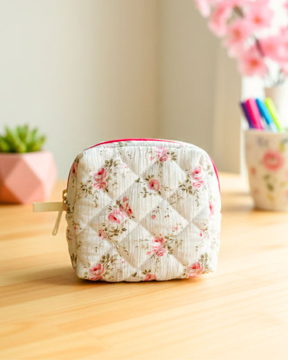 ميني باوتش مبطن - ورد