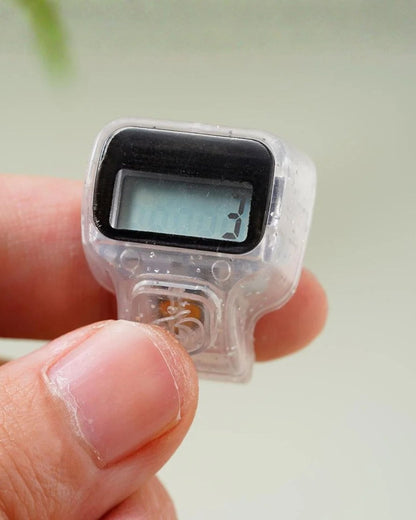 خاتم تسبيح شفاف مضيء