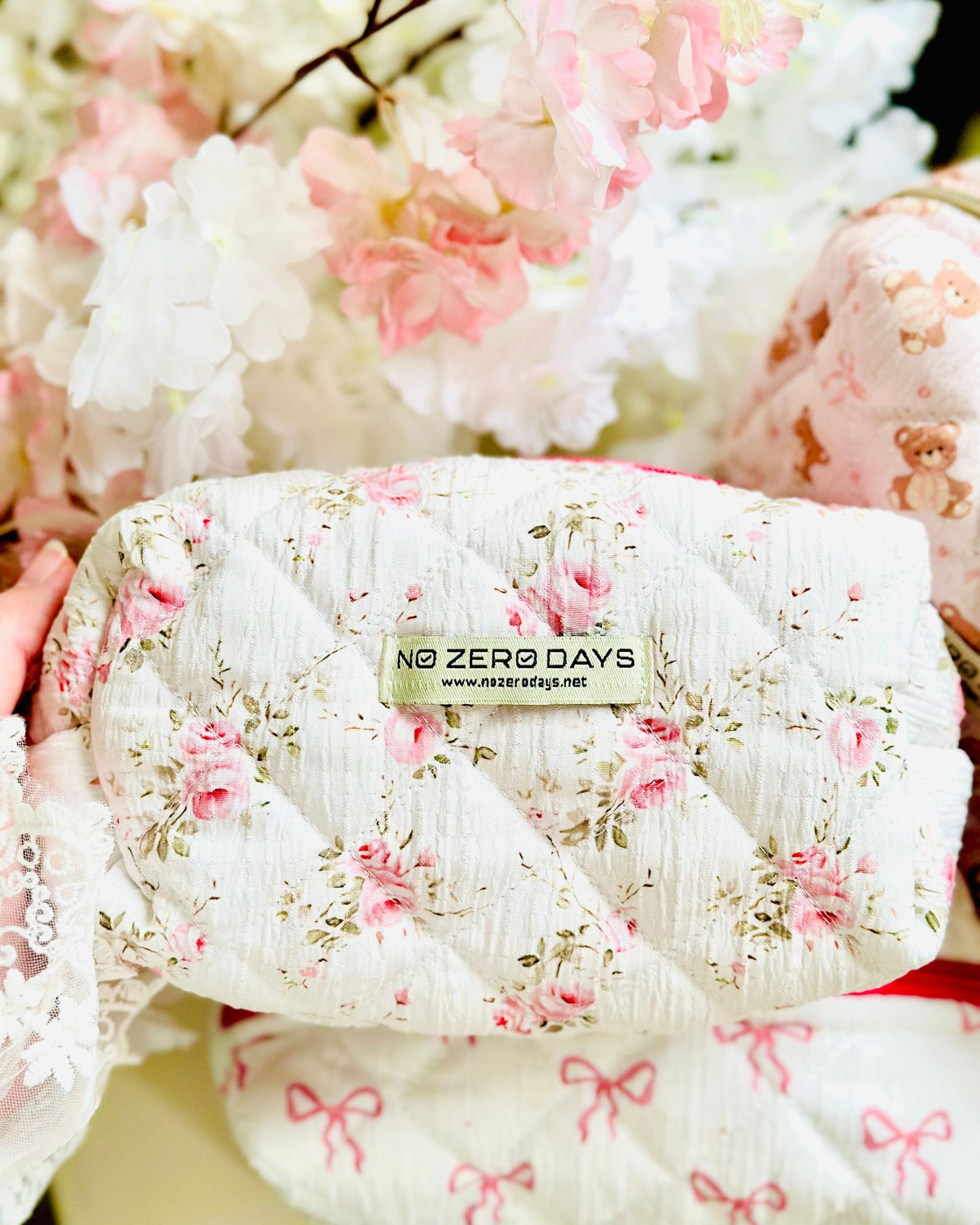 باوتش قماش مبطن - ورد