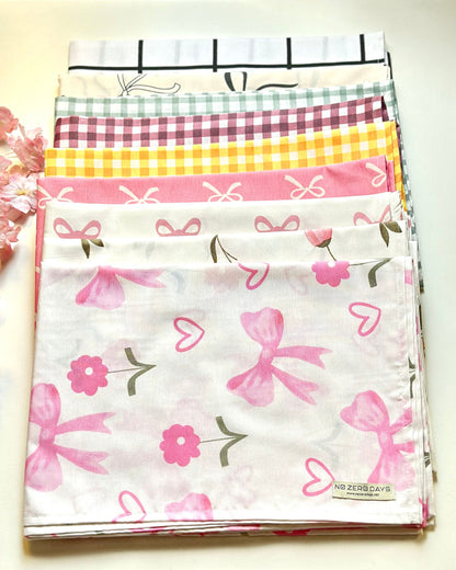 مفرش مكتب فيونكات وقلوب