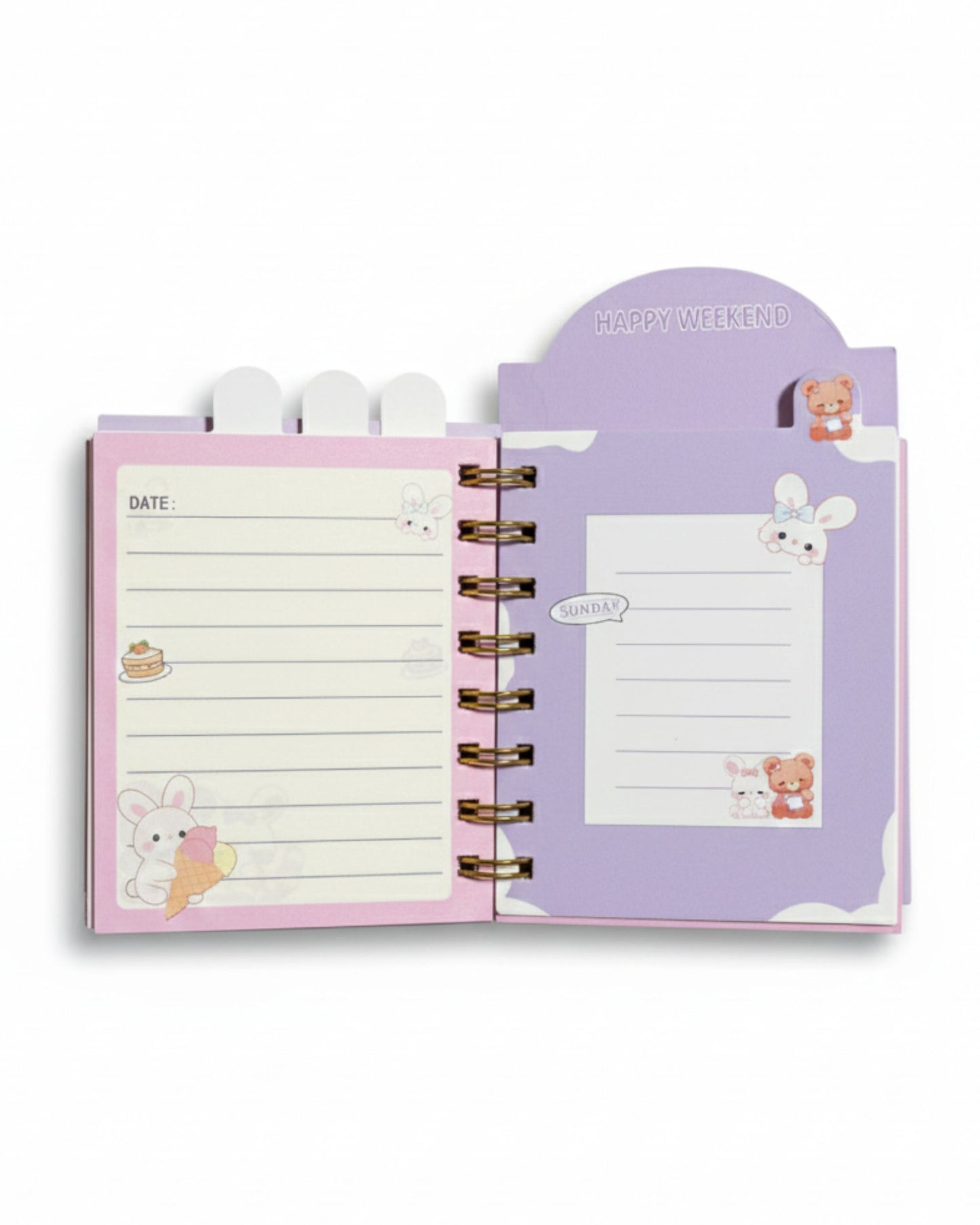 ميني نوت بوك سلك بفواصل - دبدوب