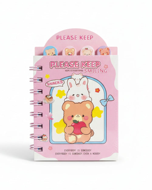 ميني نوت بوك سلك بفواصل - دبدوب