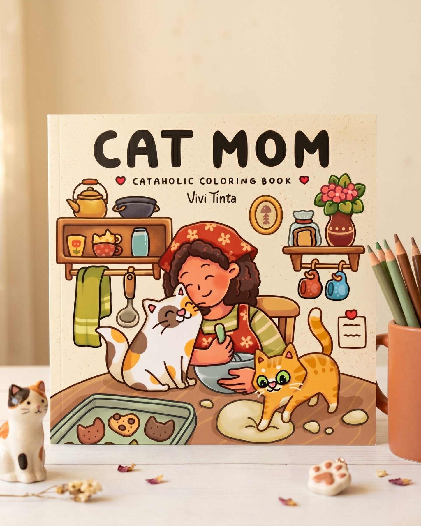 Cat Mom كتاب تلوين