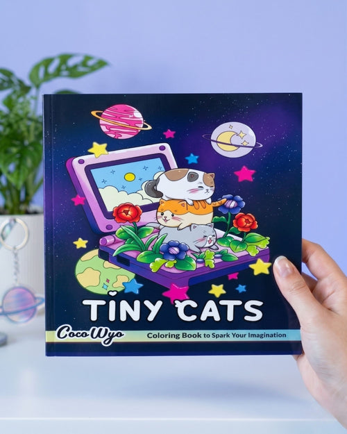 Tiny Cats كتاب تلوين
