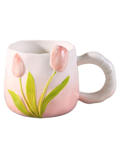 مج سيراميك زهرة التوليب