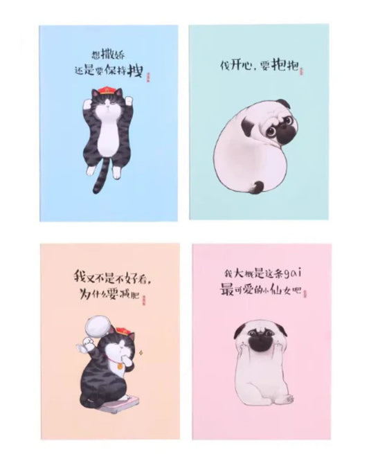 نوت بوك A5 مسطر - كوميكس حيوانات