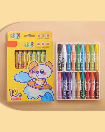 ألوان شمع 18 لون