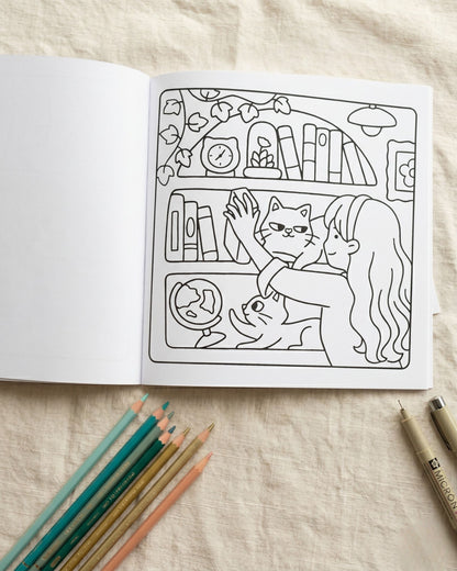 Cat Mom كتاب تلوين