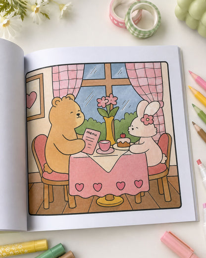 Cozy Date كتاب تلوين