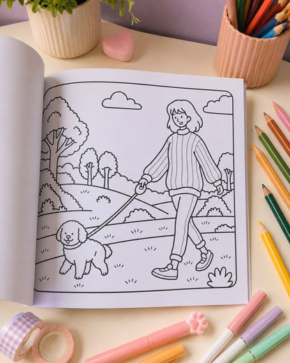 Cozy Glow كتاب تلوين