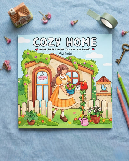 Cozy Home كتاب تلوين