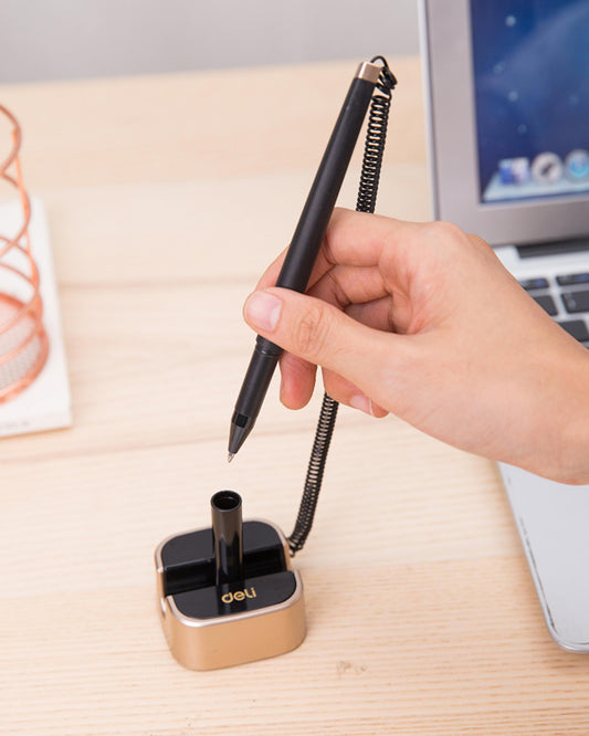 قلم جيل مكتبي بقاعدة Deli