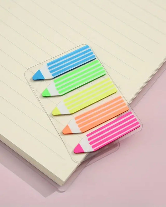 ستيكي نوت فواصل أسهم مخطط (5 ألوان)