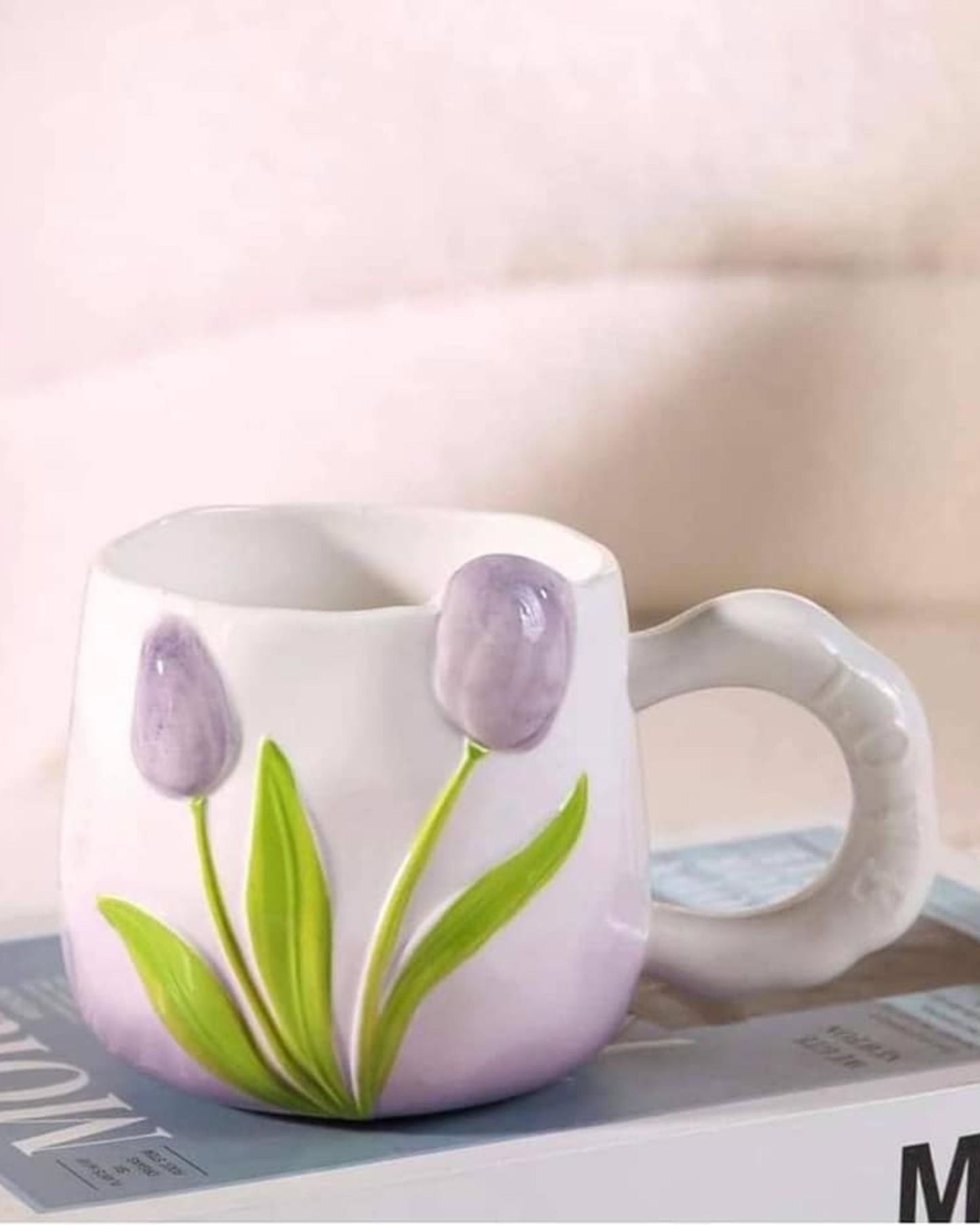 مج سيراميك زهرة التوليب