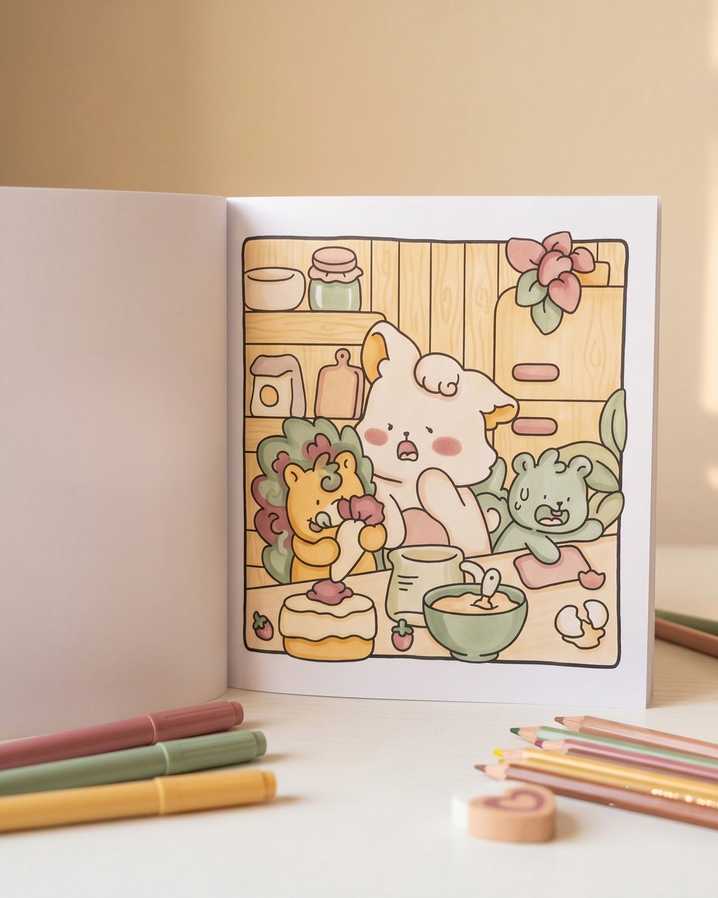 Comfy Buddies كتاب تلوين