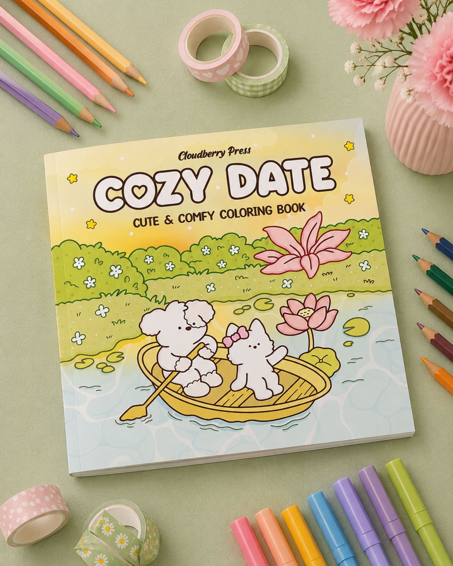Cozy Date كتاب تلوين
