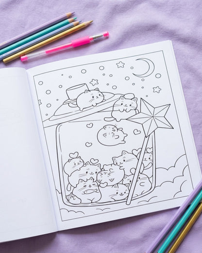 Tiny Cats كتاب تلوين