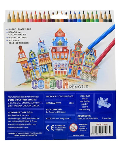 علبة ألوان خشب 24 لون DOMS