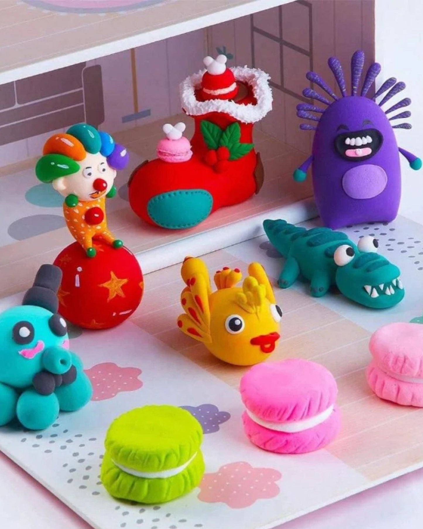 صلصال فوم 12 لون