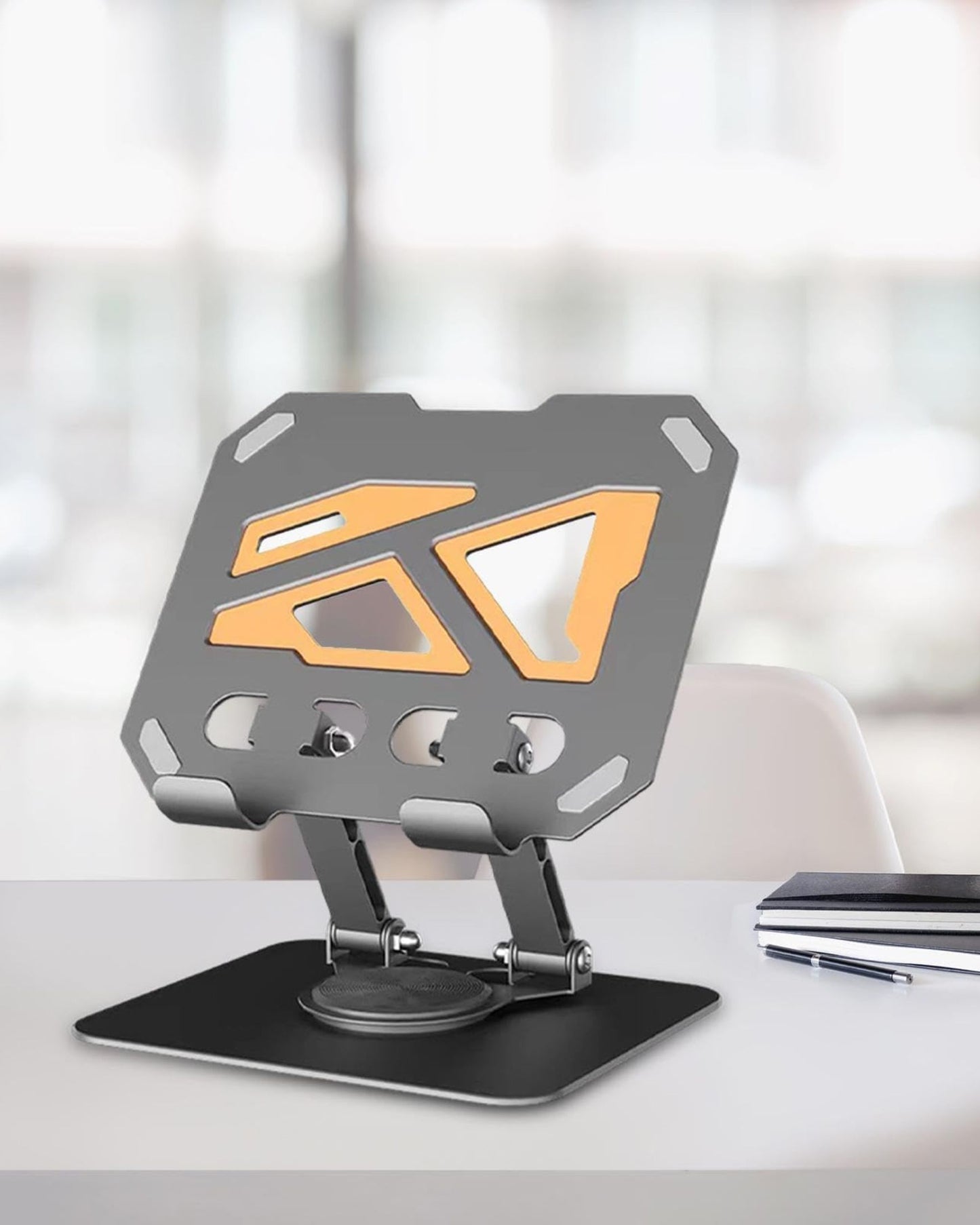ستاند تابلت للمكتب معدني - دوران 360 درجة