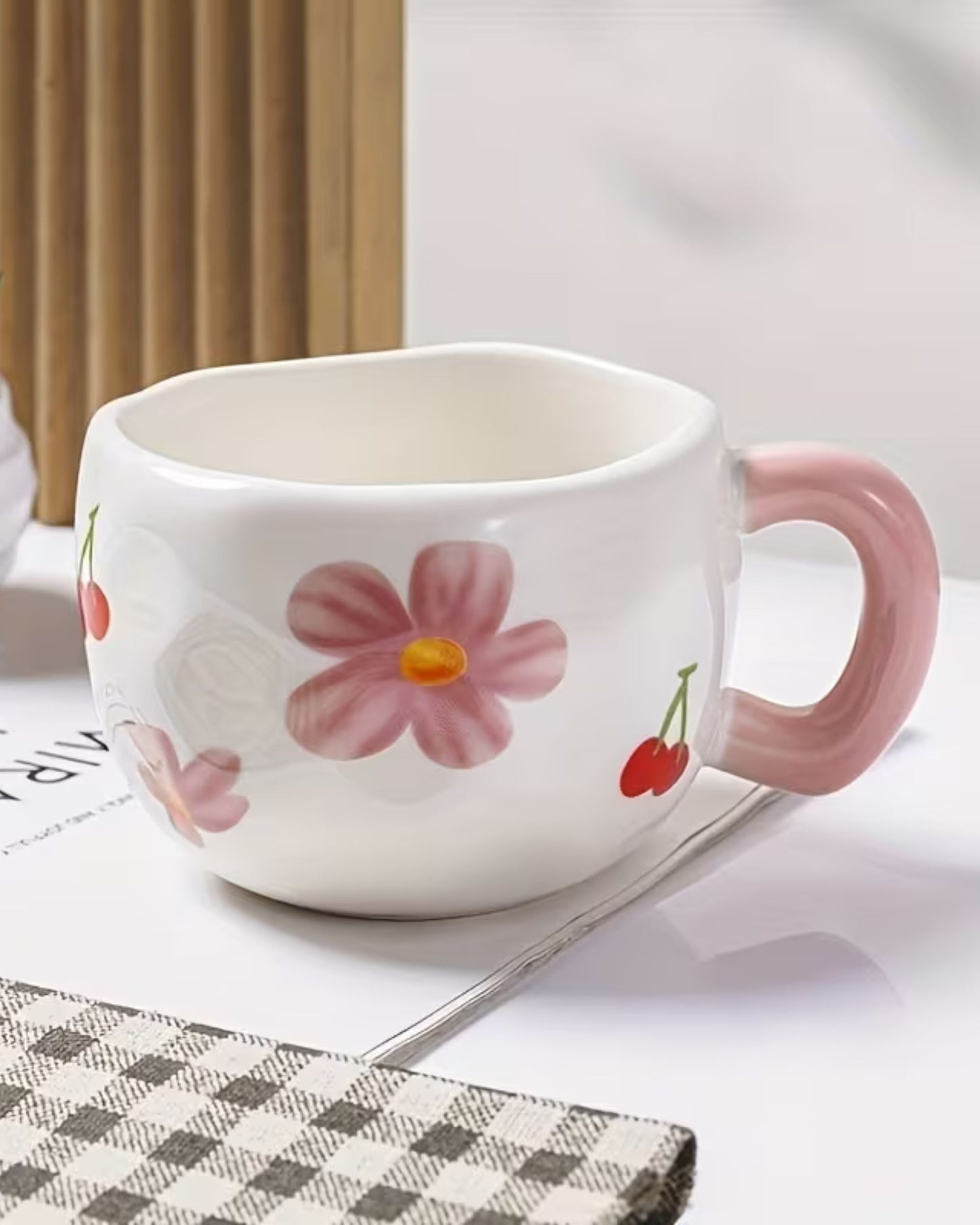 مج سيراميك زهرة الكرز