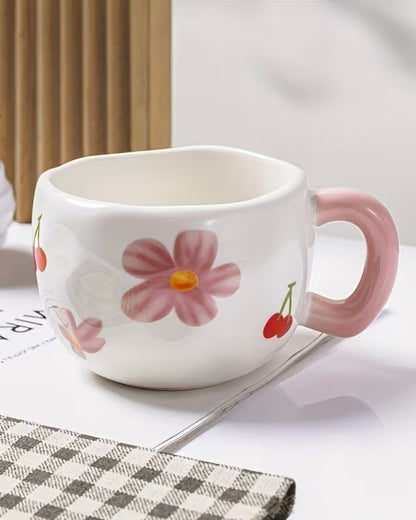 مج سيراميك زهرة الكرز