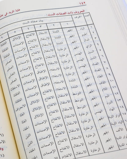 كتاب غاية المريد في علم التجويد