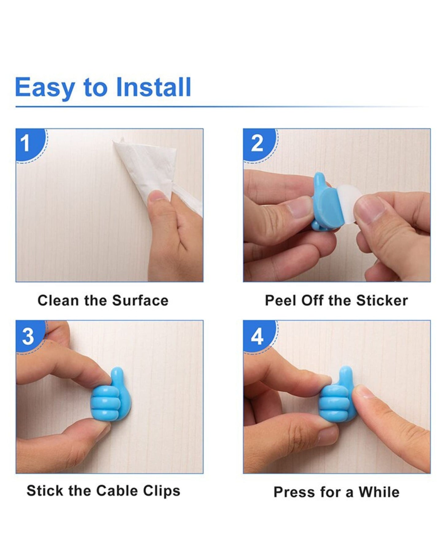 منظم أسلاك سيليكون 10 قطع