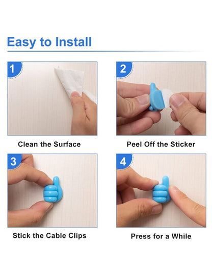 منظم أسلاك سيليكون 10 قطع