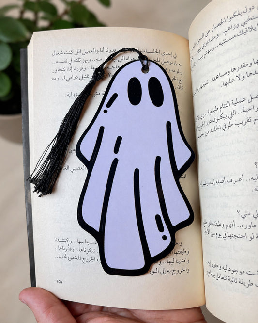 بوك مارك خشبي مجسم - شبح