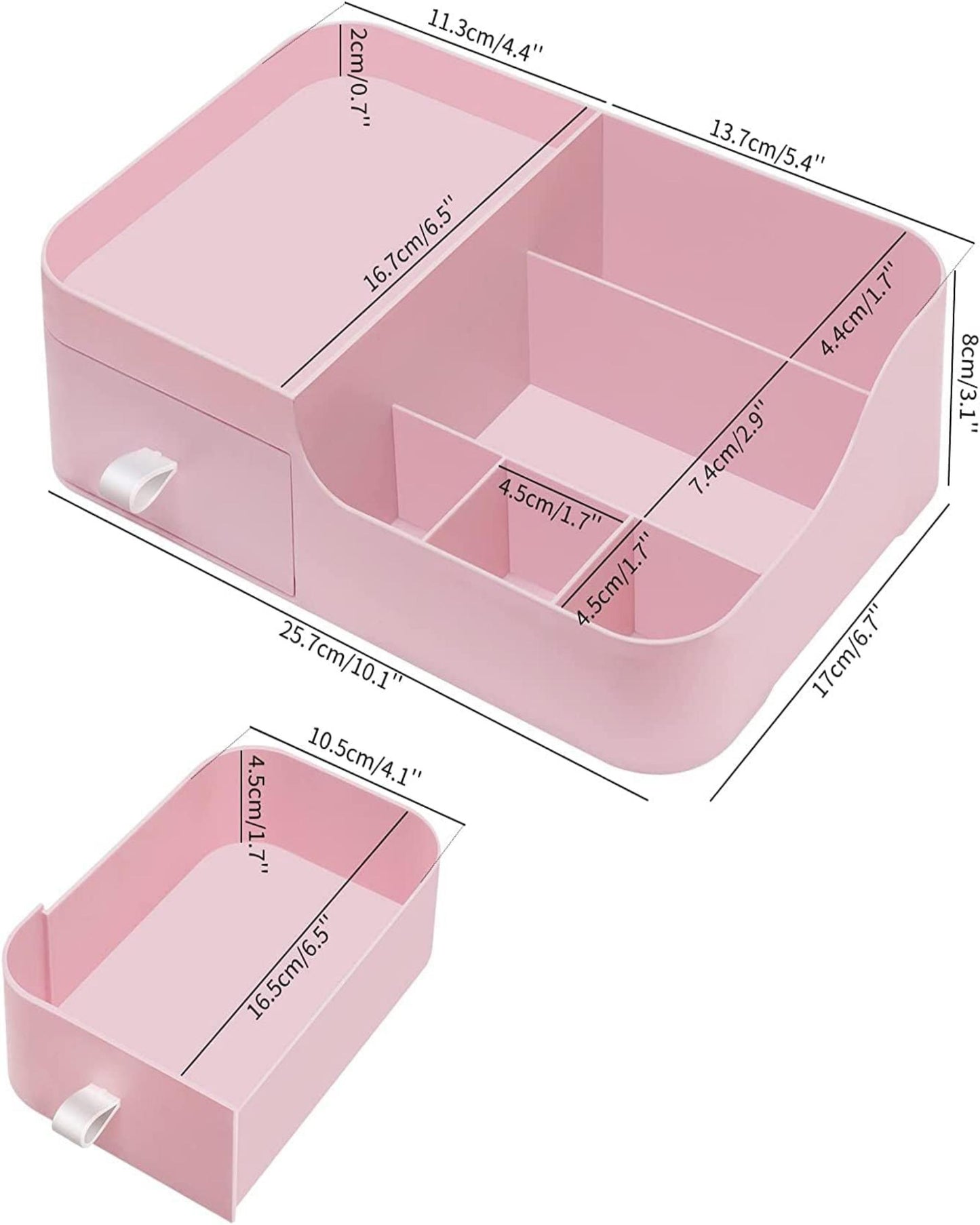منظم أدوات مع درج - بينك
