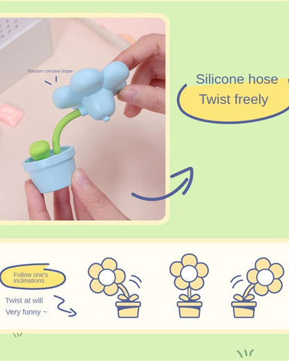 أباجورة ليد صغيرة شكل وردة