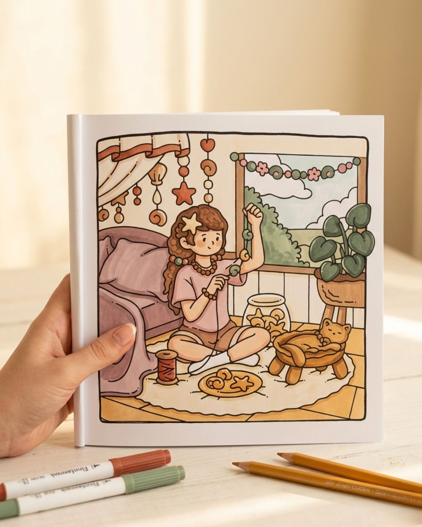Cat Mom كتاب تلوين