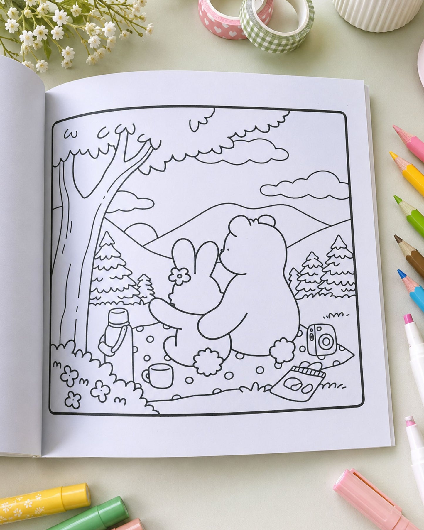 Cozy Date كتاب تلوين