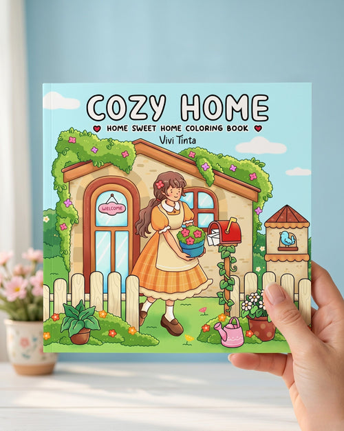 Cozy Home كتاب تلوين