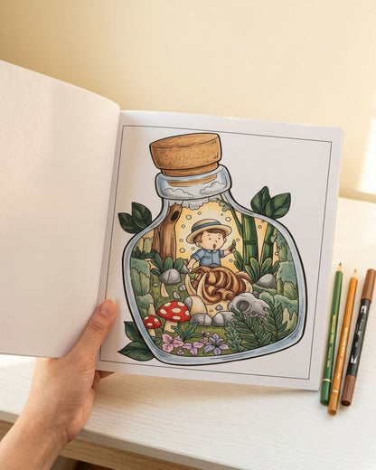 Life Inside Jar كتاب تلوين