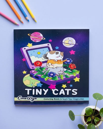 Tiny Cats كتاب تلوين