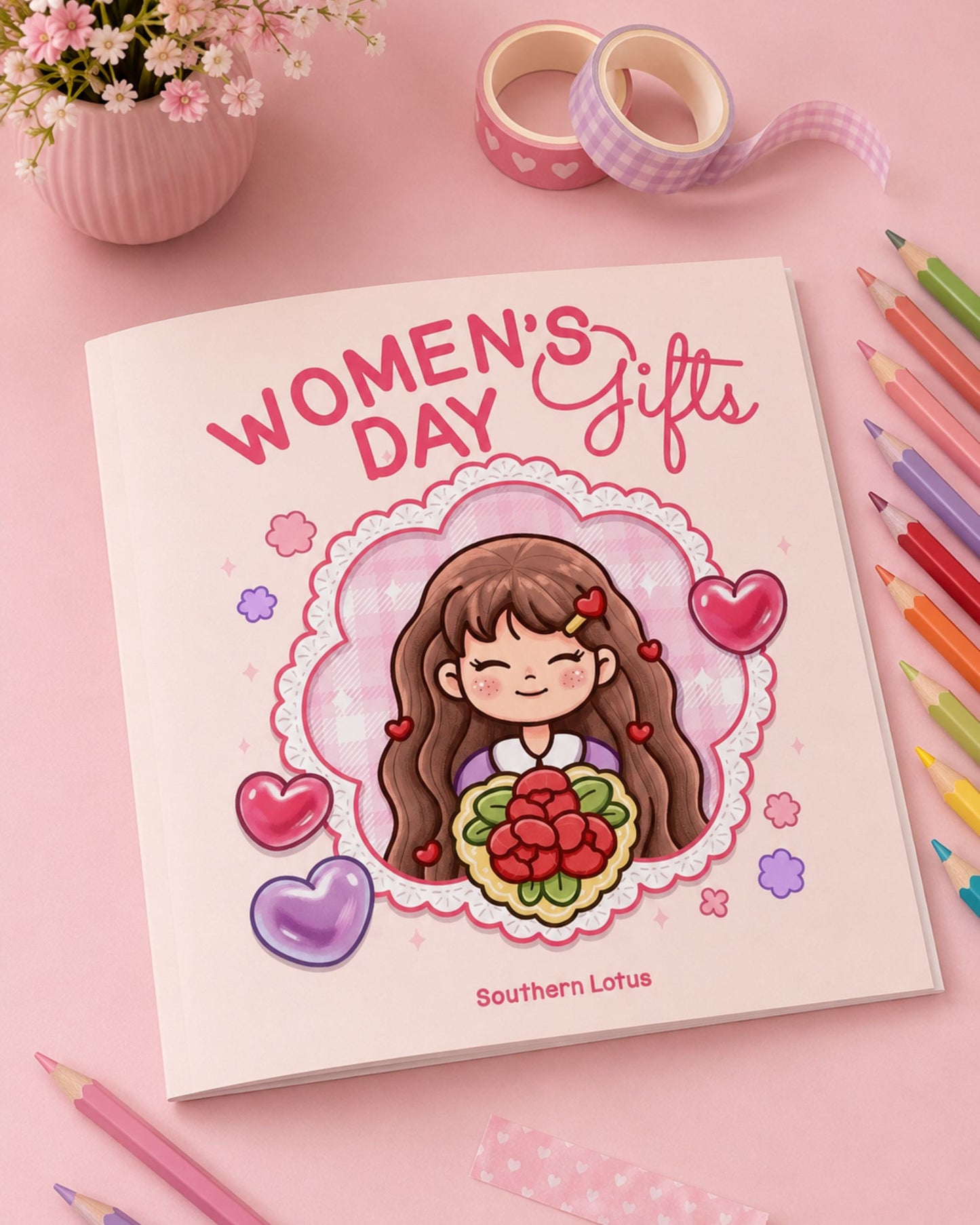 Women's Day Gifts كتاب تلوين