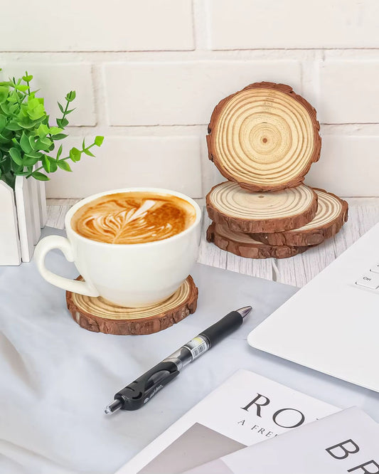 كوستر خشب طبيعي