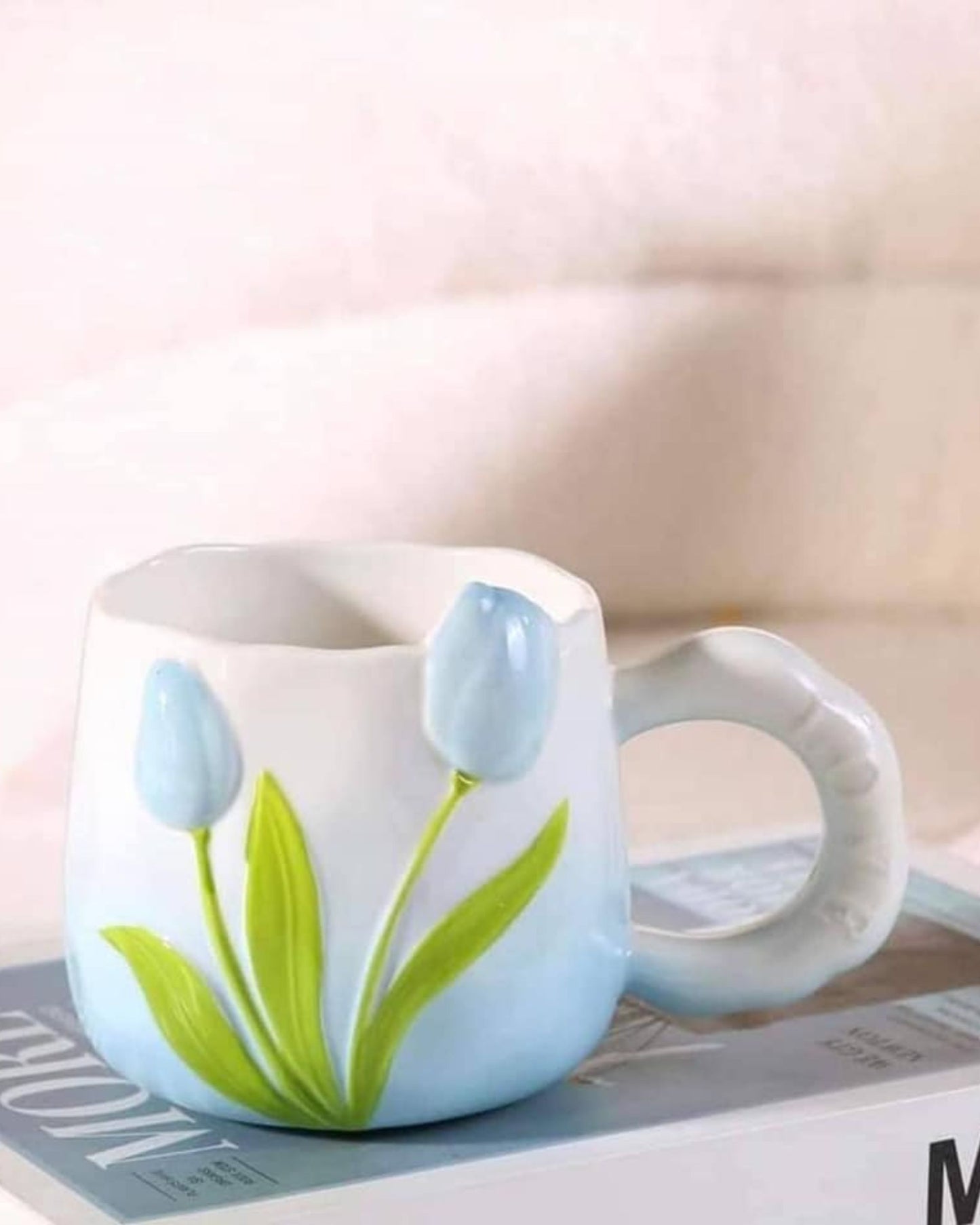 مج سيراميك زهرة التوليب