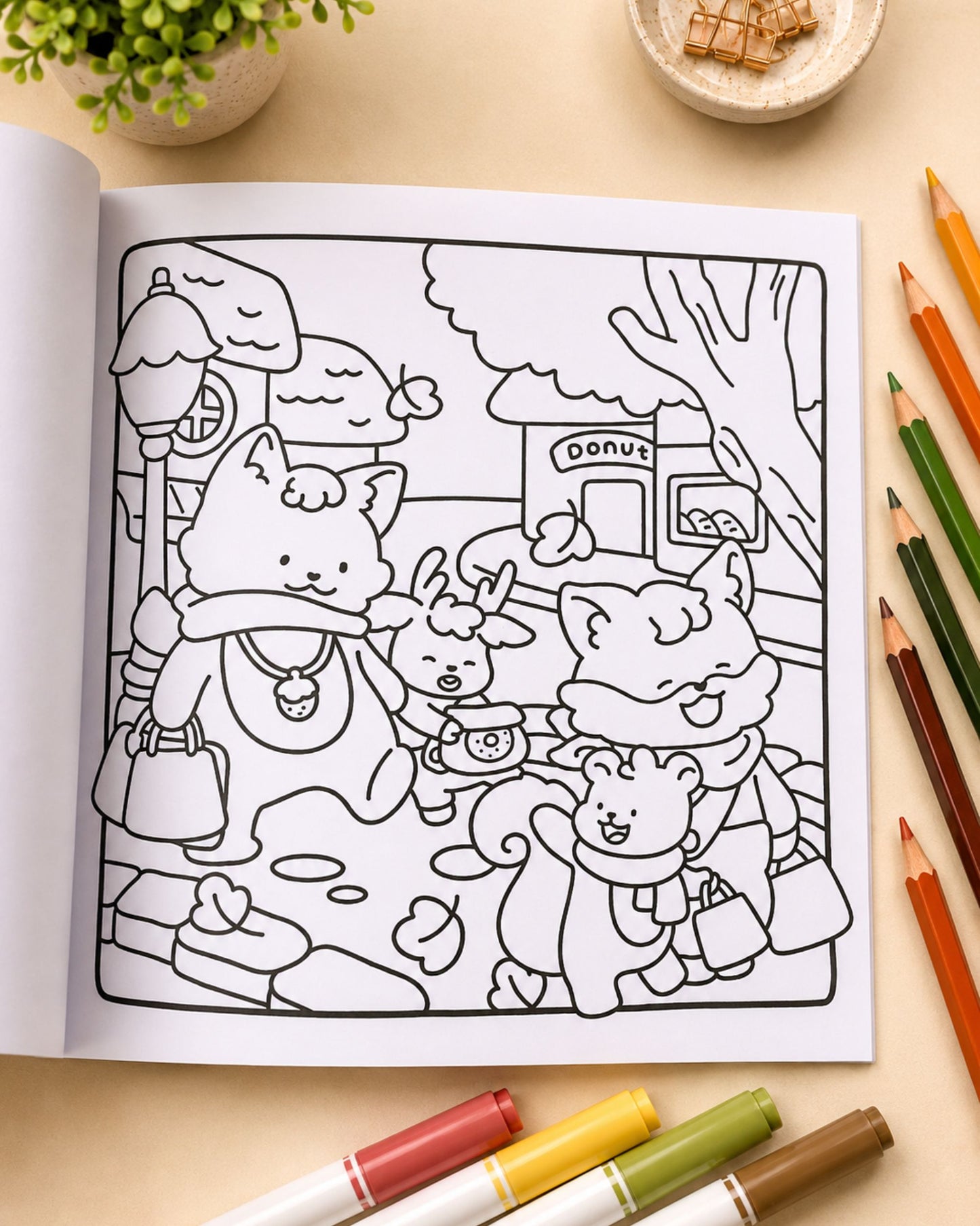Comfy Buddies كتاب تلوين