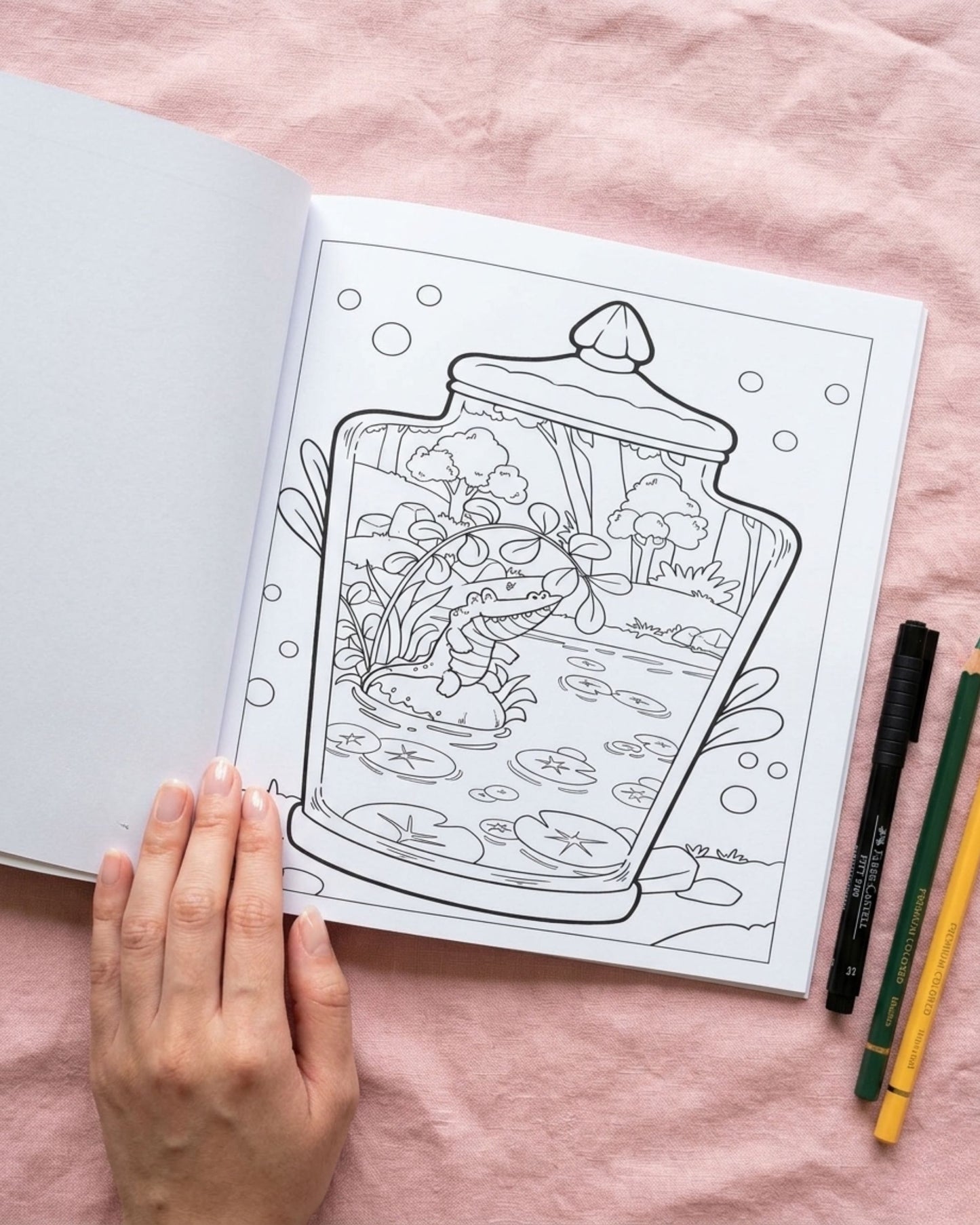 Life Inside Jar كتاب تلوين