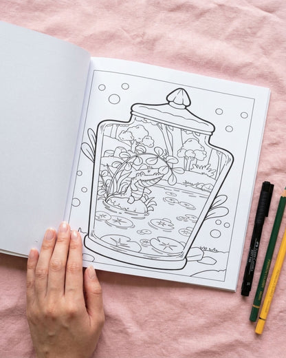 Life Inside Jar كتاب تلوين