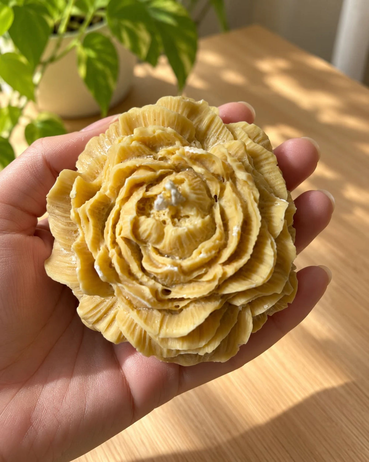 شمعة وردة معطرة