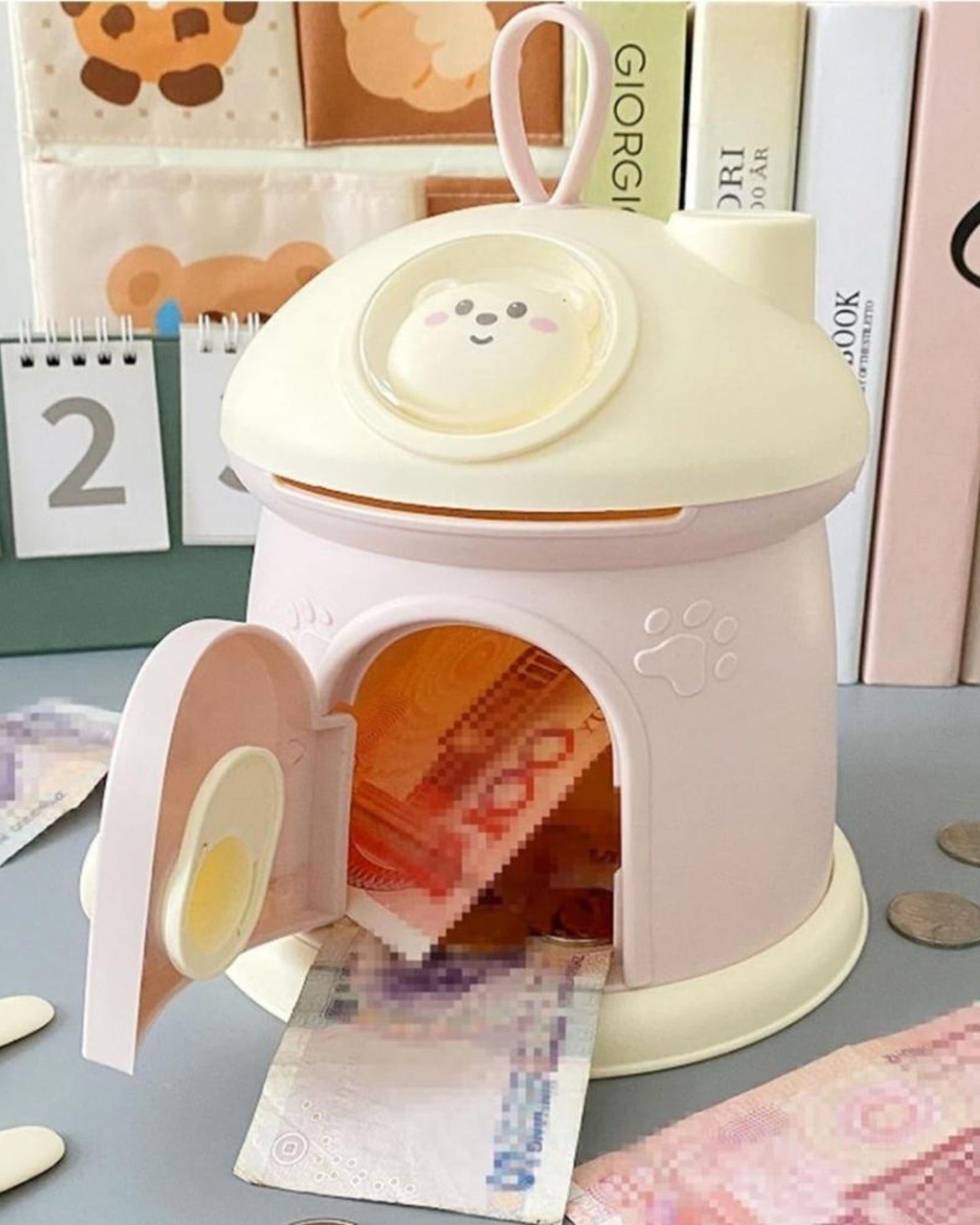 حصالة كبيرة شكل بيت - دبدوب