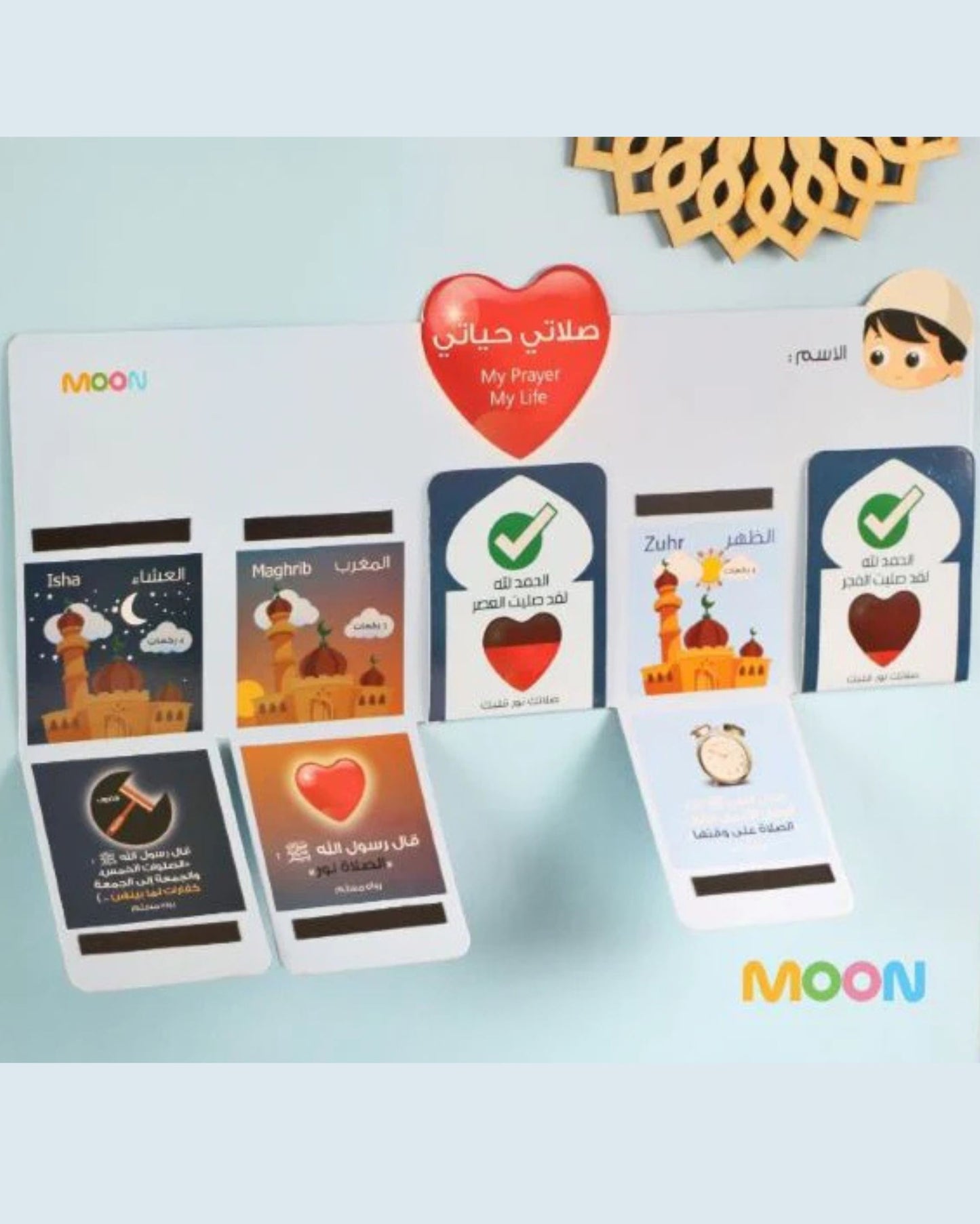 لوحة صلاتي حياتي (أولاد)